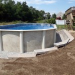 Pool Retaining Wall