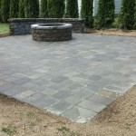 Patio, Firepit & Wall